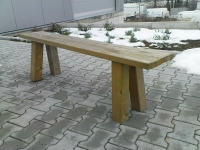 Holzbank Gartenbank lang